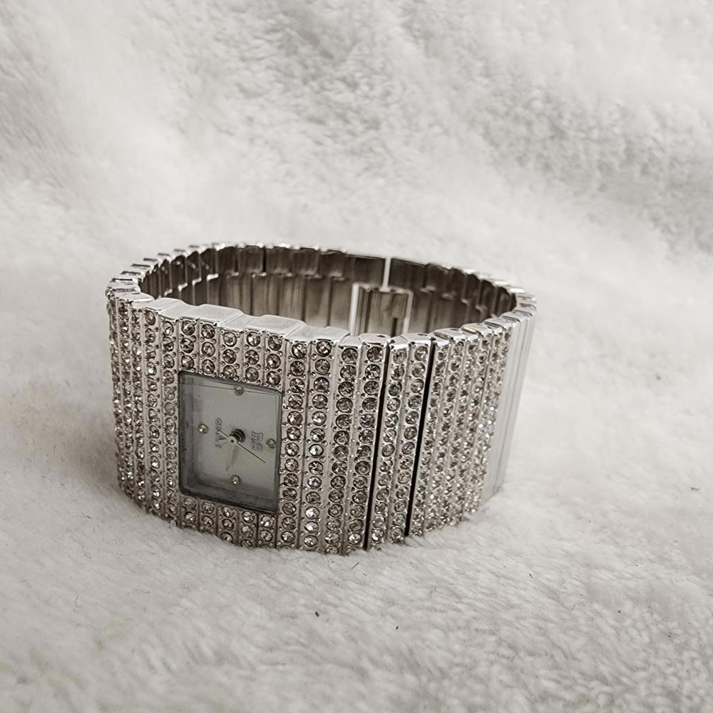 Silver Rhinestone Watch - Picture 4 of 10